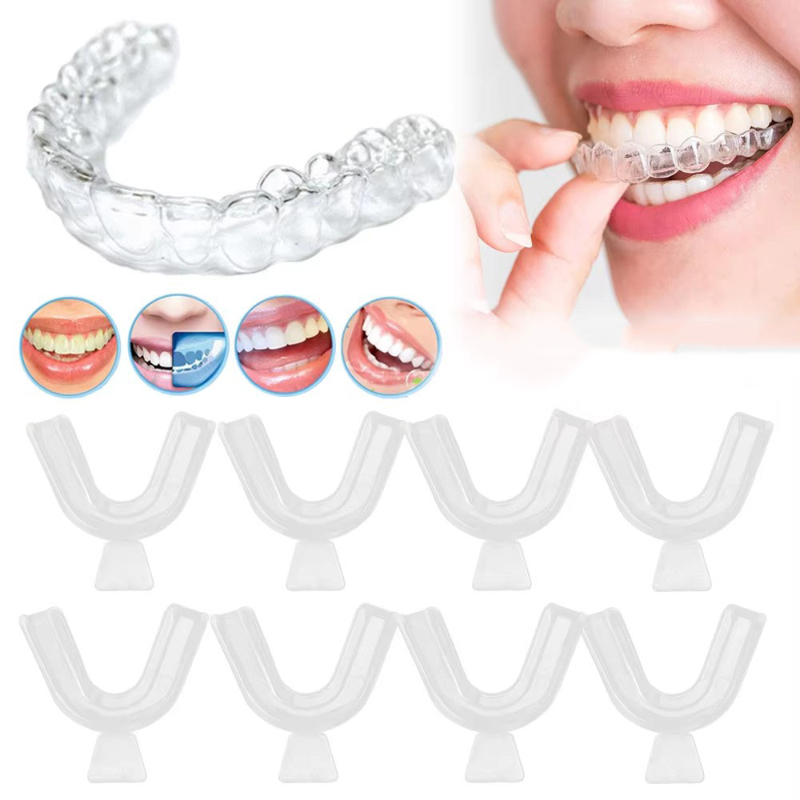 Teeth Whitening With Trays - 1/3/6pairs Siliconen Mondbeschermer Slapen Mondbeschermer Lade