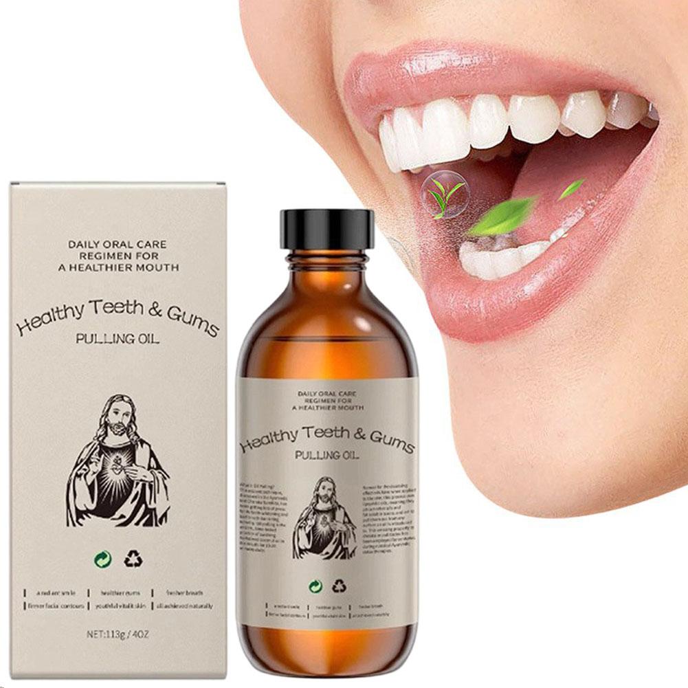Teeth Whitening With Coconut Oil - Alcoholvrije Kokos-Munt Mondwater Tandvlekkenverwijderaar Bleekmiddel Geurverwijderaar