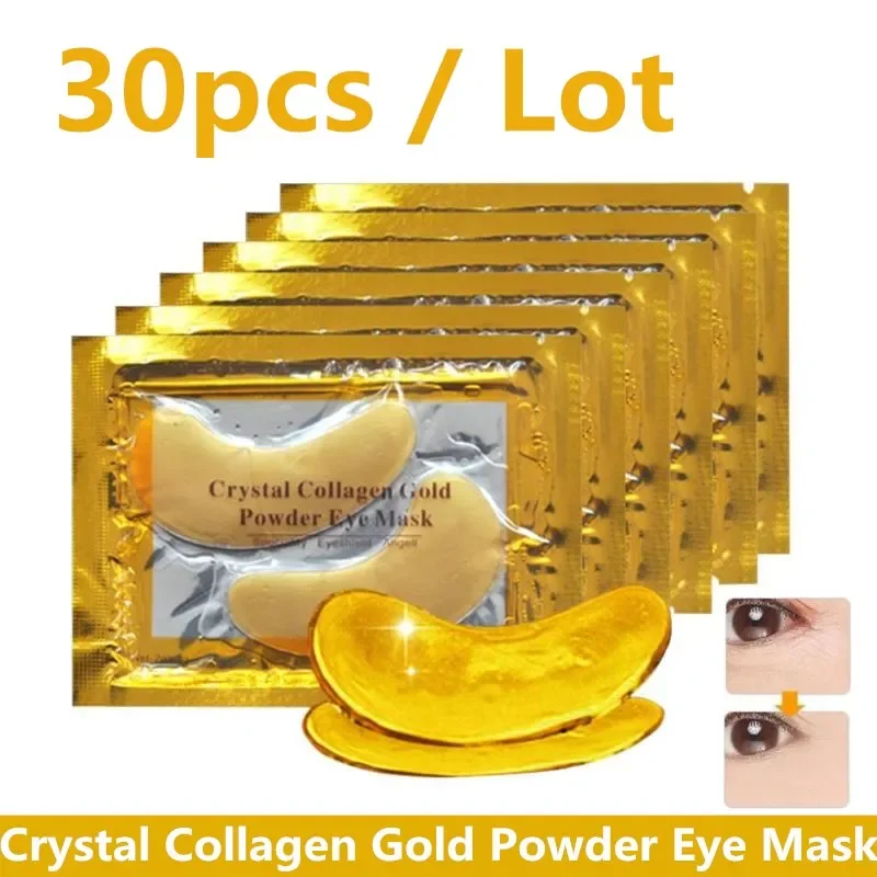 Whitening Powder Activated - Kristal Collageen Goud Poeder Oogmasker Anti-Aging