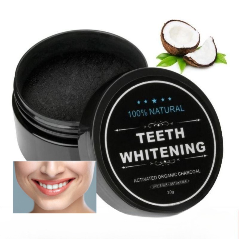 Whitening Powder Activated - 1 doos geactiveerd houtskool tandenbleekpoeder, houtskool