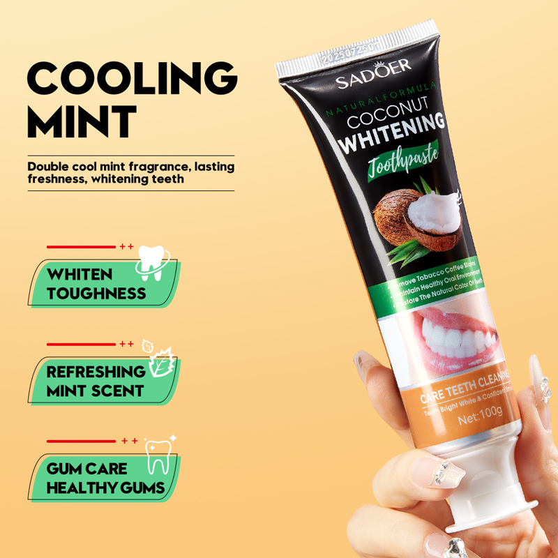 SADOER Kokosolie Tanden Whiten - Teeth Whitening With Coconut Oil recensie en prijs