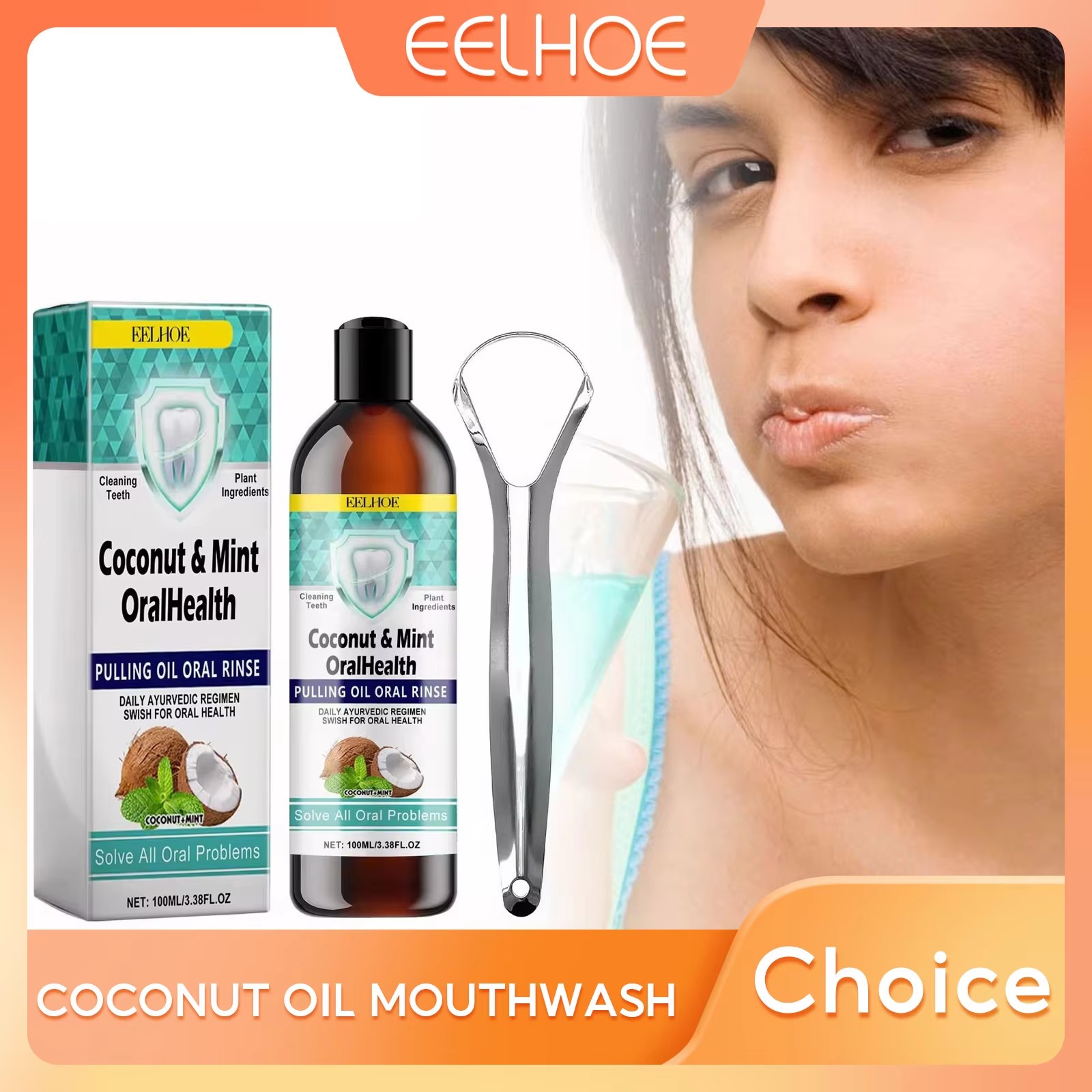 EELHOE Mint Kokosolie Trekken  - Teeth Whitening With Coconut Oil recensie en prijs